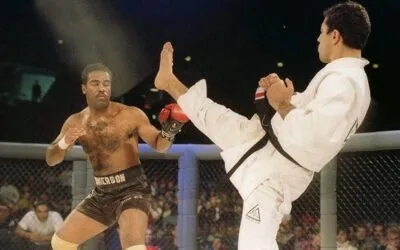 MMA fighters demonstrating mixed martial arts techniques - MMA classes available at Mastery Martial Arts Bangkok